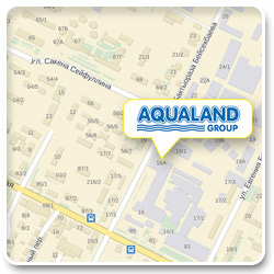 Карта проезда Aqualand Group офис Астана